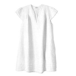 Cap Sleeve Shift Dress, White